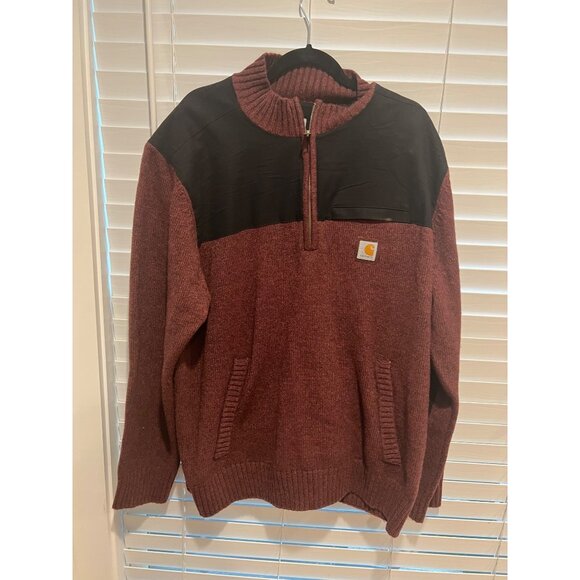 Carhartt Wool Blend 1/4 Zip Sweater‎  - Size XXL - Picture 1 of 6